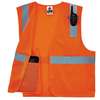 Glowear By Ergodyne L Orange Mesh Hi-Vis Safety Vest Class 2 - Single Size 8210HL-S